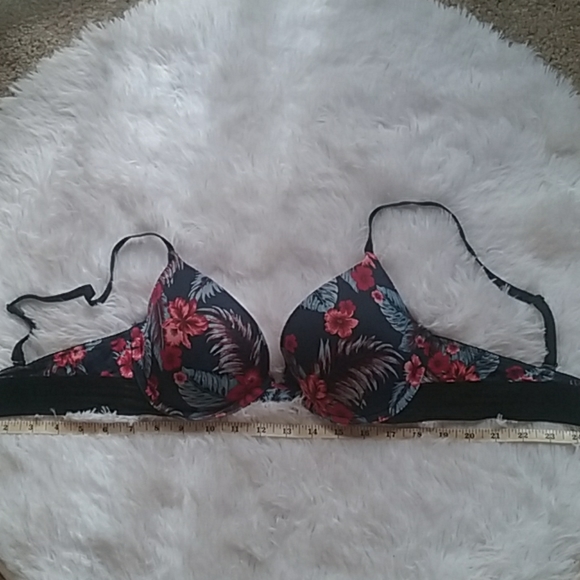 Victoria's Secret PINK Tropical Print Push-Up Bra - Picture 4 of 5
